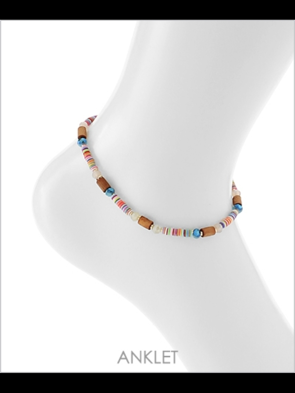 Colorful Multi-Bead Anklet - Women Jewelry